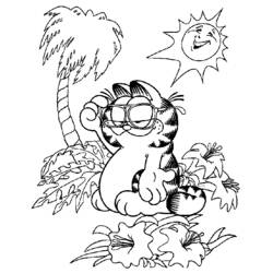 Dessin à colorier: Garfield (Dessins Animés) #26146 - Coloriages à Imprimer Gratuits