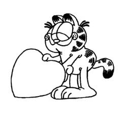 Dessin à colorier: Garfield (Dessins Animés) #26147 - Coloriages à Imprimer Gratuits