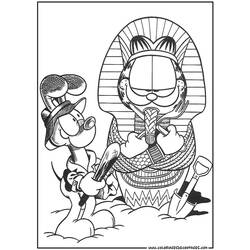 Dessin à colorier: Garfield (Dessins Animés) #26153 - Coloriages à Imprimer Gratuits