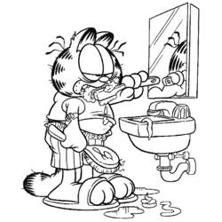 Dessin à colorier: Garfield (Dessins Animés) #26155 - Coloriages à Imprimer Gratuits