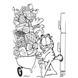 Dessin à colorier: Garfield (Dessins Animés) #26167 - Coloriages à Imprimer Gratuits