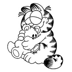 Dessin à colorier: Garfield (Dessins Animés) #26169 - Coloriages à Imprimer Gratuits