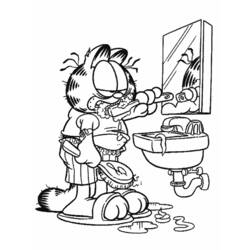 Dessin à colorier: Garfield (Dessins Animés) #26180 - Coloriages à Imprimer Gratuits