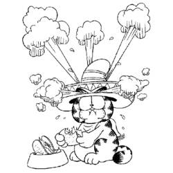 Dessin à colorier: Garfield (Dessins Animés) #26185 - Coloriages à Imprimer Gratuits