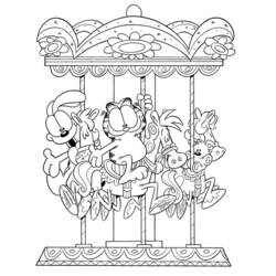 Dessin à colorier: Garfield (Dessins Animés) #26189 - Coloriages à Imprimer Gratuits