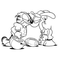 Dessin à colorier: Garfield (Dessins Animés) #26191 - Coloriages à Imprimer Gratuits