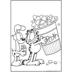 Dessin à colorier: Garfield (Dessins Animés) #26196 - Coloriages à Imprimer Gratuits