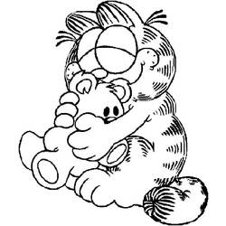 Dessin à colorier: Garfield (Dessins Animés) #26197 - Coloriages à Imprimer Gratuits