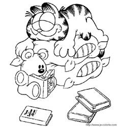 Dessin à colorier: Garfield (Dessins Animés) #26213 - Coloriages à Imprimer Gratuits