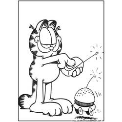 Dessin à colorier: Garfield (Dessins Animés) #26220 - Coloriages à Imprimer Gratuits