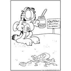 Dessin à colorier: Garfield (Dessins Animés) #26226 - Coloriages à Imprimer Gratuits