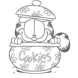 Dessin à colorier: Garfield (Dessins Animés) #26231 - Coloriages à Imprimer Gratuits