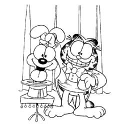 Dessin à colorier: Garfield (Dessins Animés) #26235 - Coloriages à Imprimer Gratuits