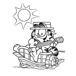 Dessin à colorier: Garfield (Dessins Animés) #26239 - Coloriages à Imprimer Gratuits