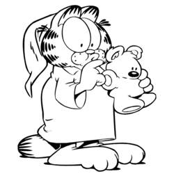 Dessin à colorier: Garfield (Dessins Animés) #26241 - Coloriages à Imprimer Gratuits
