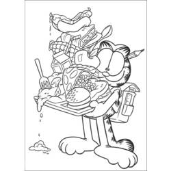 Dessin à colorier: Garfield (Dessins Animés) #26243 - Coloriages à Imprimer Gratuits
