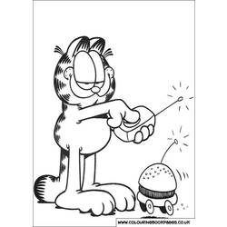 Dessin à colorier: Garfield (Dessins Animés) #26263 - Coloriages à Imprimer Gratuits
