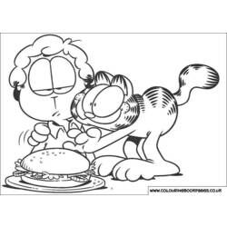 Dessin à colorier: Garfield (Dessins Animés) #26264 - Coloriages à Imprimer Gratuits