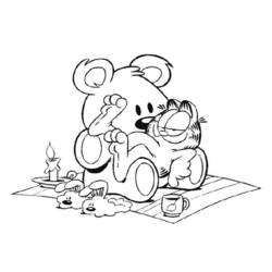 Dessin à colorier: Garfield (Dessins Animés) #26287 - Coloriages à Imprimer Gratuits