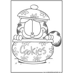 Dessin à colorier: Garfield (Dessins Animés) #26297 - Coloriages à Imprimer Gratuits