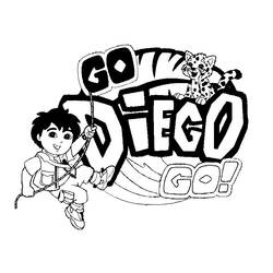 Dessin à colorier: Go Diego! (Dessins Animés) #48551 - Coloriages à Imprimer Gratuits