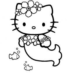 Dessin à colorier: Hello Kitty (Dessins Animés) #36728 - Coloriages à Imprimer Gratuits