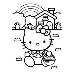 Dessin à colorier: Hello Kitty (Dessins Animés) #36741 - Coloriages à Imprimer Gratuits