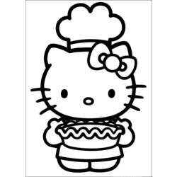 Dessin à colorier: Hello Kitty (Dessins Animés) #36771 - Coloriages à Imprimer Gratuits