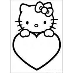 Dessin à colorier: Hello Kitty (Dessins Animés) #36774 - Coloriages à Imprimer Gratuits