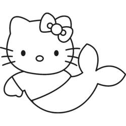 Dessin à colorier: Hello Kitty (Dessins Animés) #36775 - Coloriages à Imprimer Gratuits