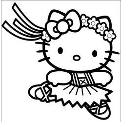 Dessin à colorier: Hello Kitty (Dessins Animés) #36779 - Coloriages à Imprimer Gratuits