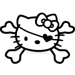 Dessin à colorier: Hello Kitty (Dessins Animés) #36820 - Coloriages à Imprimer Gratuits