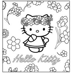 Dessin à colorier: Hello Kitty (Dessins Animés) #36858 - Coloriages à Imprimer Gratuits