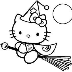Dessin à colorier: Hello Kitty (Dessins Animés) #36893 - Coloriages à Imprimer Gratuits