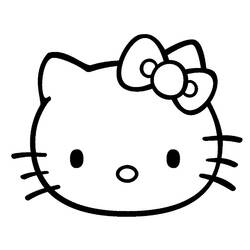 Dessin à colorier: Hello Kitty (Dessins Animés) #36958 - Coloriages à Imprimer Gratuits