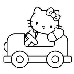 Dessin à colorier: Hello Kitty (Dessins Animés) #36963 - Coloriages à Imprimer Gratuits