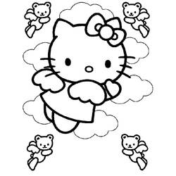 Dessin à colorier: Hello Kitty (Dessins Animés) #37047 - Coloriages à Imprimer Gratuits