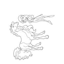 Dessin à colorier: Horseland (Dessins Animés) #53934 - Coloriages à Imprimer Gratuits