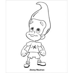 Dessin à colorier: Jimmy Neutron (Dessins Animés) #48888 - Coloriages à Imprimer Gratuits