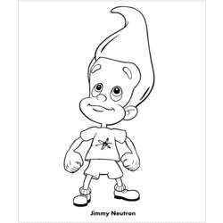 Dessin à colorier: Jimmy Neutron (Dessins Animés) #49016 - Coloriages à Imprimer Gratuits