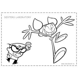 Dessin à colorier: Laboratoire de Dexter (Dessins Animés) #50718 - Coloriages à Imprimer Gratuits