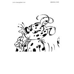 Dessin à colorier: Marsupilami (Dessins Animés) #50174 - Coloriages à Imprimer Gratuits