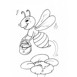 Dessin à colorier: Maya l'abeille (Dessins Animés) #28314 - Coloriages à Imprimer Gratuits