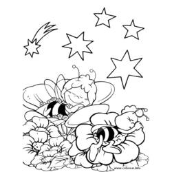 Dessin à colorier: Maya l'abeille (Dessins Animés) #28351 - Coloriages à Imprimer Gratuits