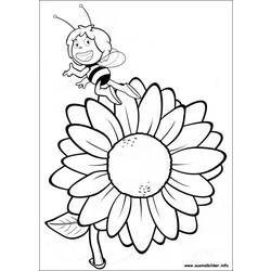 Dessin à colorier: Maya l'abeille (Dessins Animés) #28390 - Coloriages à Imprimer Gratuits