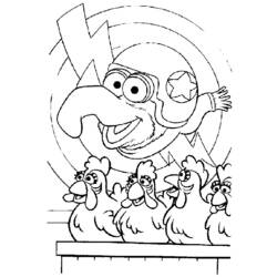 Dessin à colorier: Muppets (Dessins Animés) #31874 - Coloriages à Imprimer Gratuits
