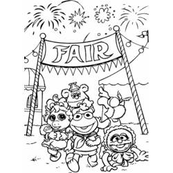 Dessin à colorier: Muppets (Dessins Animés) #31931 - Coloriages à Imprimer Gratuits