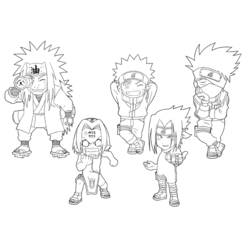 Dessin à colorier: Naruto (Dessins Animés) #38088 - Coloriages à Imprimer Gratuits