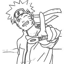 Dessin à colorier: Naruto (Dessins Animés) #38155 - Coloriages à Imprimer Gratuits
