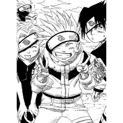 Dessin à colorier: Naruto (Dessins Animés) #38431 - Coloriages à Imprimer Gratuits